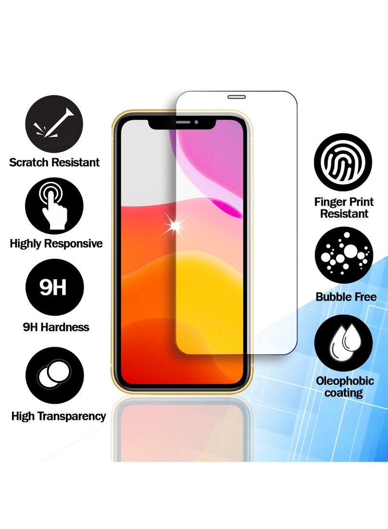 RKINC Screen Protector [2-Pack] for iPhone 11 / iPhone XR 6.1-Inch, Tempered Glass Film Screen Protector, 0.33mm [LifetimeWarranty][Bubble-Free][Anti-Scratch][Anti-Shatter] - Image 2